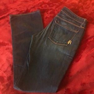 Rich and skinny blue jeans-boot cut - size 28